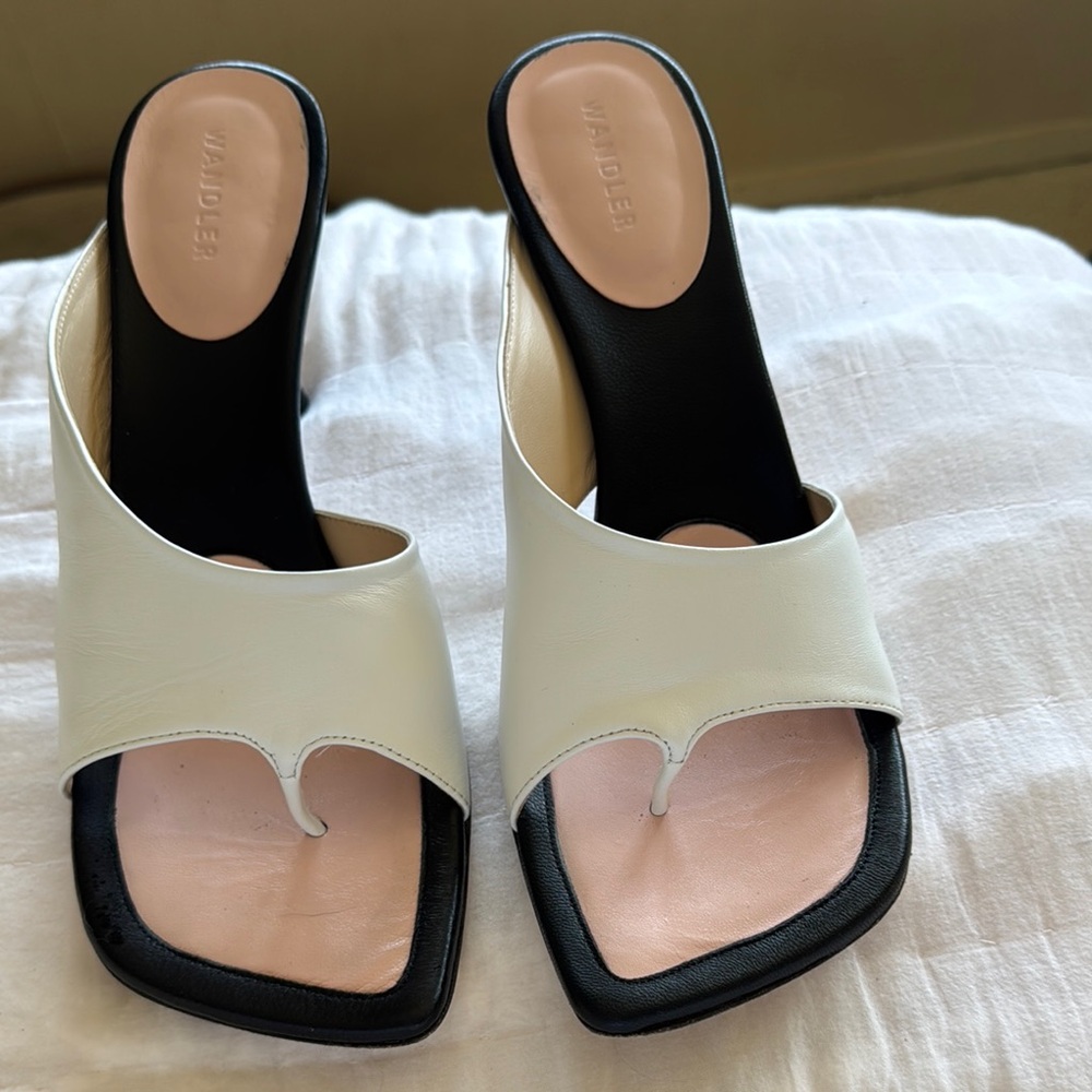 Wandler Women's Julio White Mix Sandals